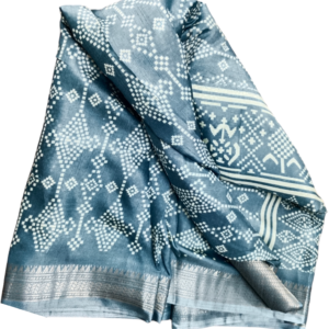 Blue Dola Silk Saree